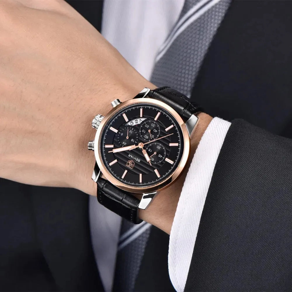 Benyar By 5104M Review Full Chronograph At 54 97 Budget Watch With Complete Calendar