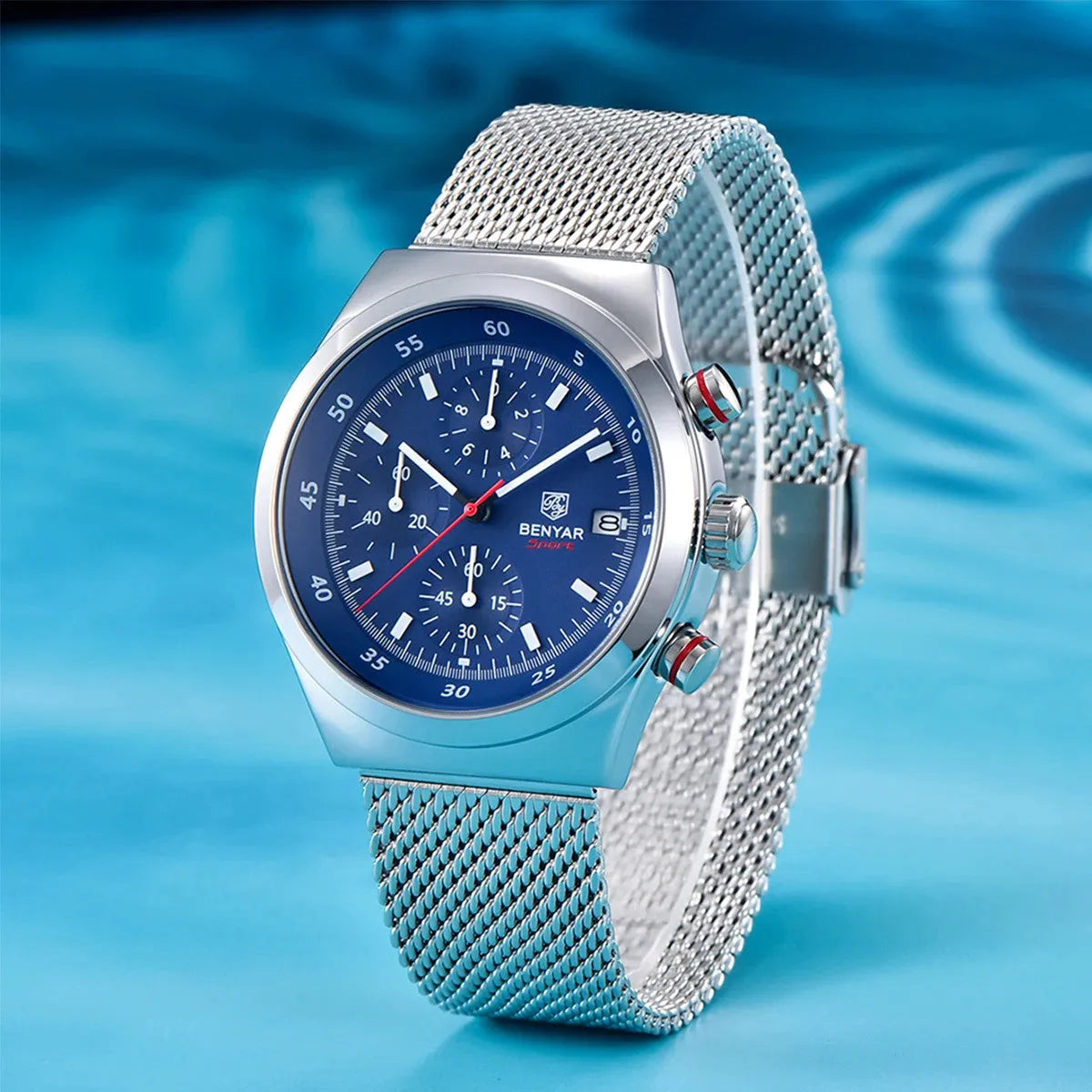 Benyar By 5200 Review The 43Mm Chronograph With Night Light Dial