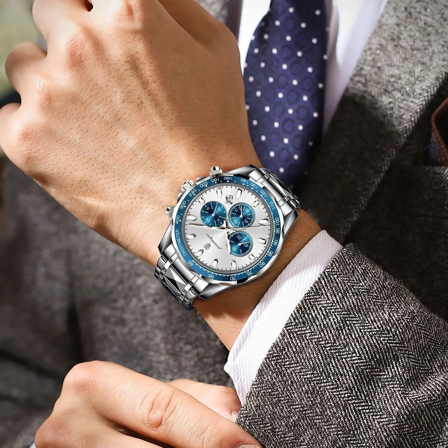 Poedagar 815 Wh1 Men S Quartz Chronograph Watch Review