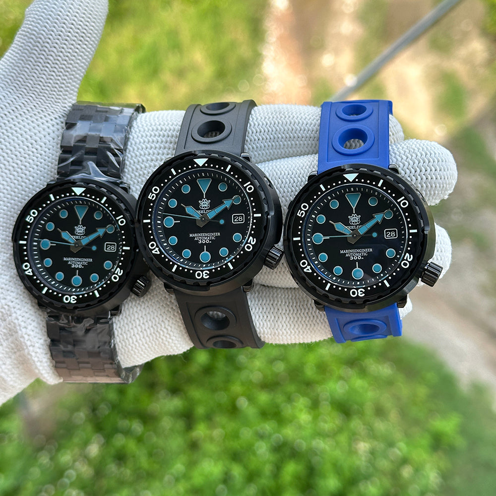 STEELDIVE SD1975XT — PVD Black Tuna 47.5MM 300M NH35 Automatic Dive Watch