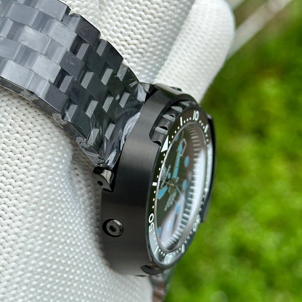 STEELDIVE SD1975XT — PVD Black Tuna 47.5MM 300M NH35 Automatic Dive Watch