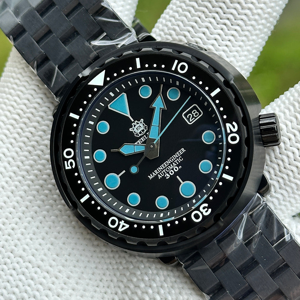 STEELDIVE SD1975XT — PVD Black Tuna 47.5MM 300M NH35 Automatic Dive Watch