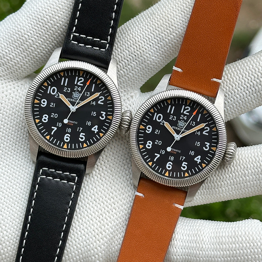 STEELDIVE SD1906H — 39MM Pilot NH35 Automatic 200M Dive Watch