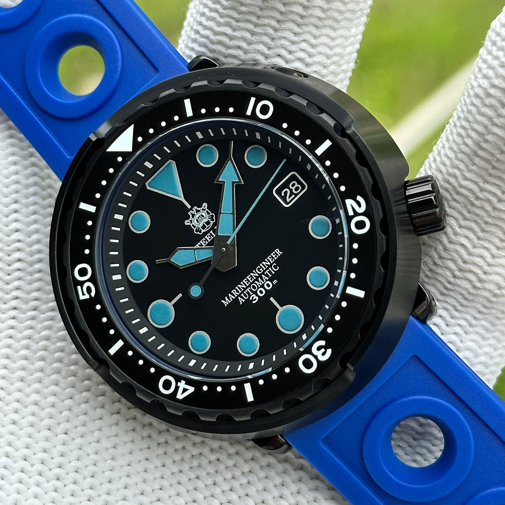 STEELDIVE SD1975XT — PVD Black Tuna 47.5MM 300M NH35 Automatic Dive Watch