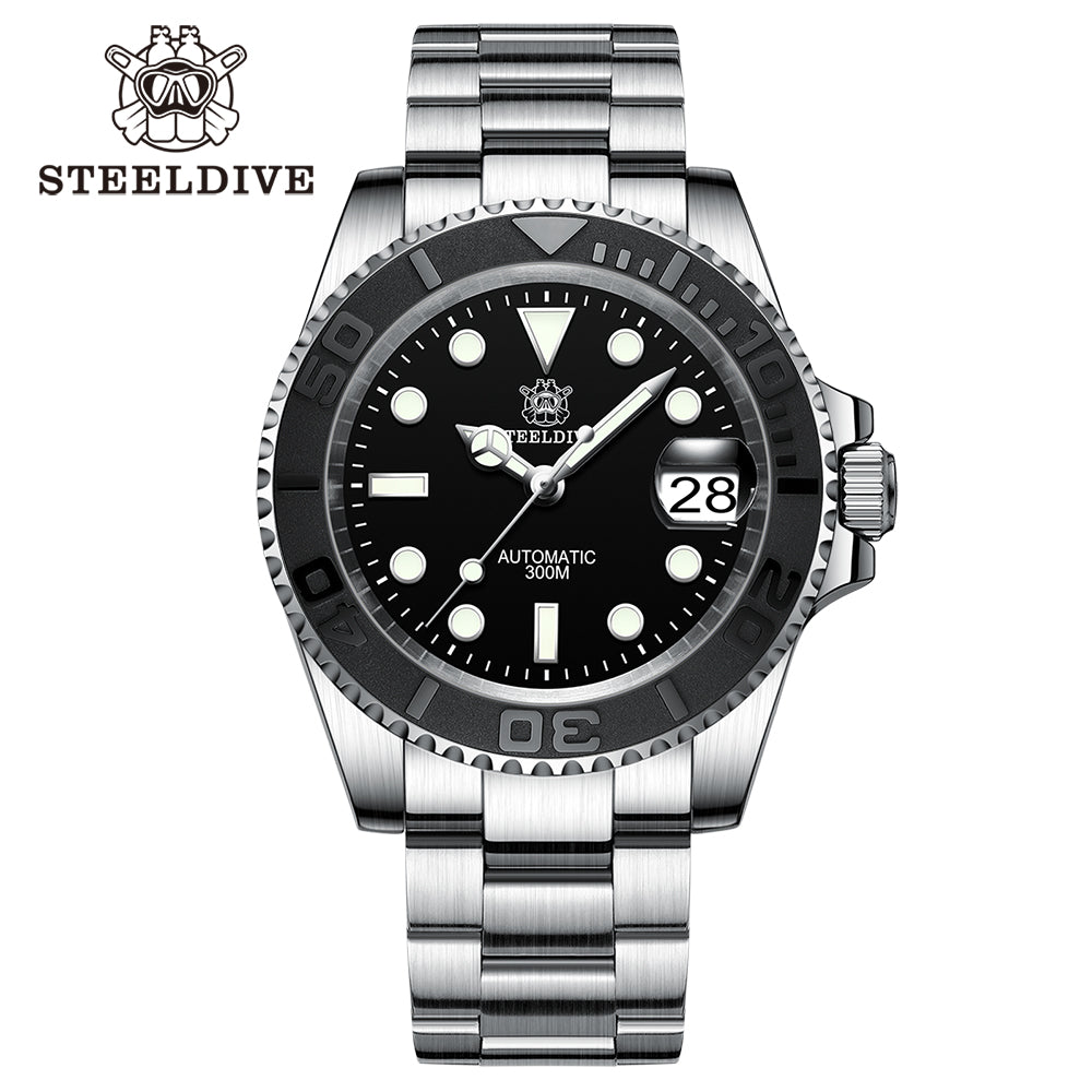 STEELDIVE SD1953T 300M Waterprof Japan NH35 Automatic Mens Watch