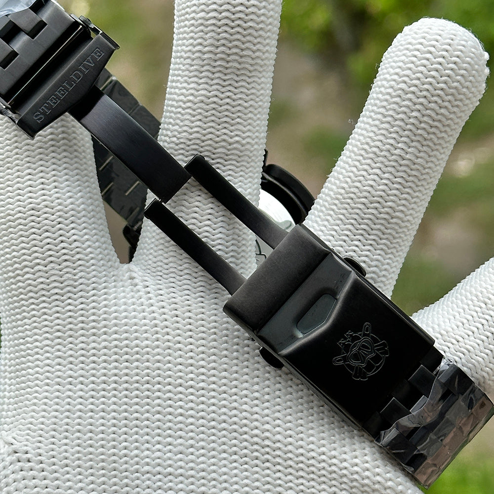 STEELDIVE SD1975XT — PVD Black Tuna 47.5MM 300M NH35 Automatic Dive Watch