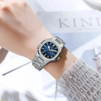 POEDAGAR Luxury Woman’s Quartz Watch Date, Stainless Steel Waterproof, Luminous-PrimeTimepiece