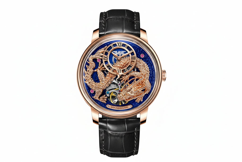 PINDU Golden Dragon Dial Automatic Men's Watch M2791B Movement Waterproof PD6632-PrimeTimepiece