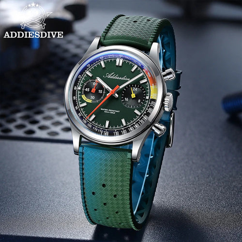 ADDIESDIVE AD2529 Quartz Watch Green