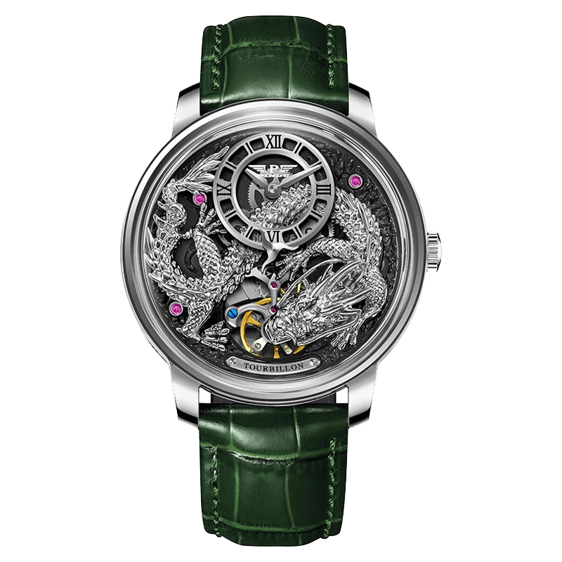 PINDU Golden Dragon Dial Automatic Men's Watch M2791B Movement Waterproof PD6632