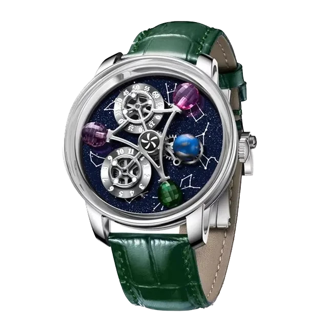 PINDU Design Starry Twelve Constellations Mechanical Watch Miyata 8215 Movement