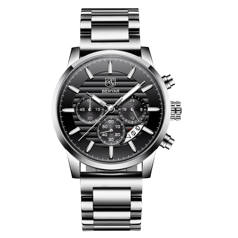 BENYAR BY-5104M Chronograph Sport Men's Luxury Business Quartz Watch 9 Variants