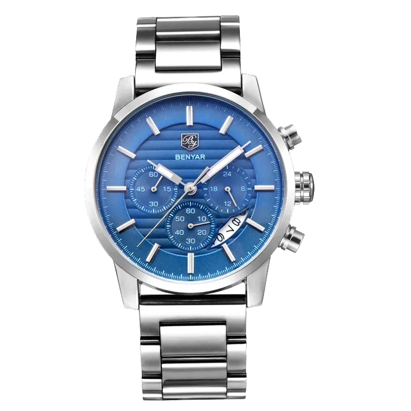 BENYAR BY-5104M Chronograph Sport Men's Luxury Business Quartz Watch 9 Variants-PrimeTimepiece