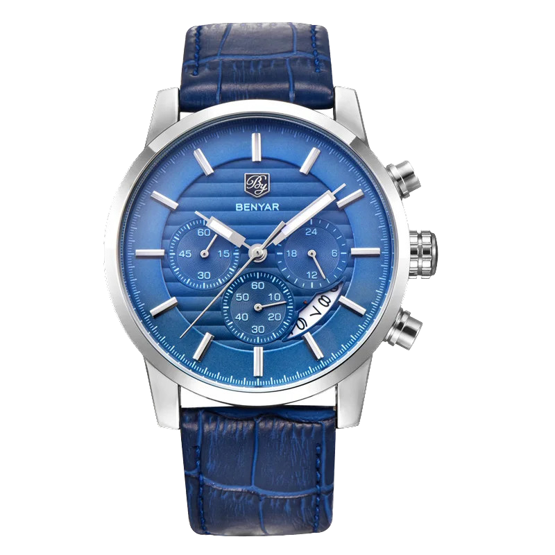 BENYAR BY-5104M Chronograph Sport Men's Luxury Business Quartz Watch 9 Variants