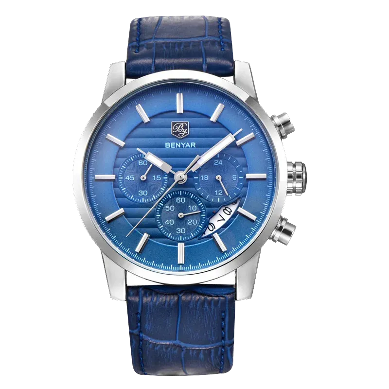 BENYAR BY-5104M Chronograph Sport Men's Luxury Business Quartz Watch 9 Variants-PrimeTimepiece