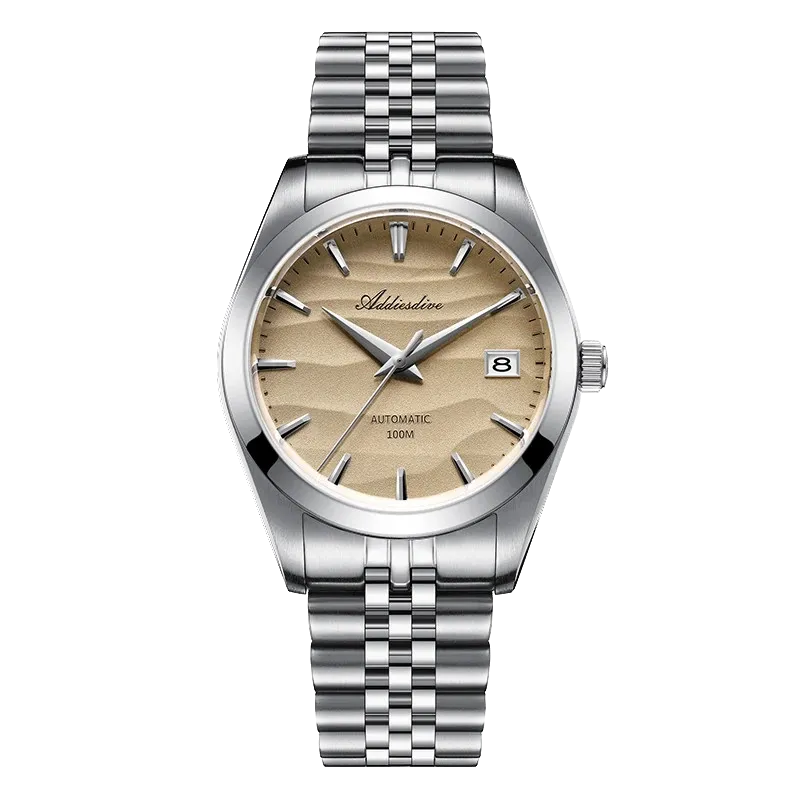 ADDIESDIVE Glass Desert Dial 39mm Automatic Men’s Watch Sapphire 10Bar-PrimeTimepiece