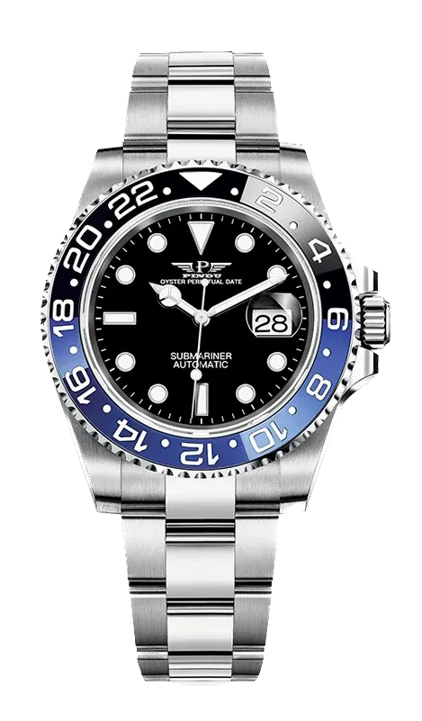 PINDU Water Ghost Yacht GMT Mechanical 40MM Luxury Ceramic Automatic Men's Watch-PrimeTimepiece