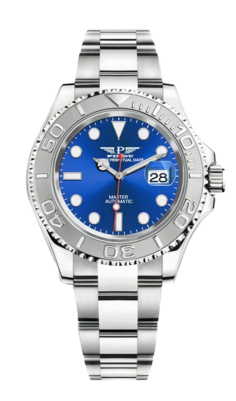 PINDU Water Ghost Yacht GMT Mechanical 40MM Luxury Ceramic Automatic Men's Watch