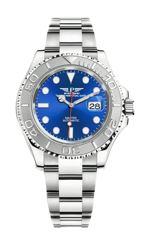 PINDU Water Ghost Yacht GMT Mechanical 40MM Luxury Ceramic Automatic Men's Watch-PrimeTimepiece