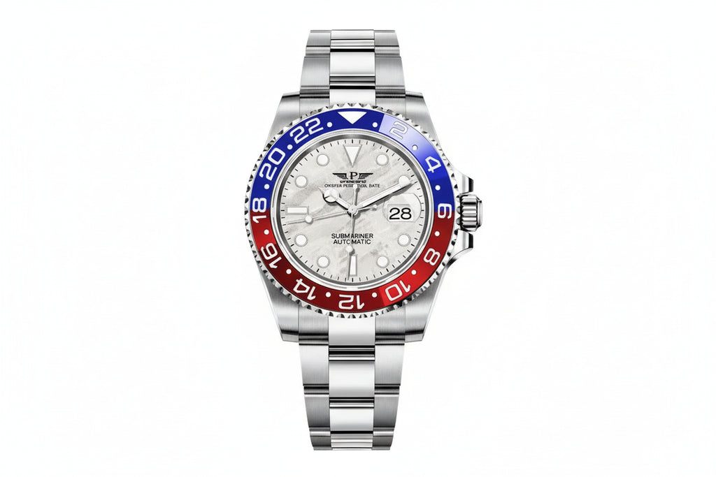 PINDU Water Ghost Yacht GMT Mechanical 40MM Luxury Ceramic Automatic Men's Watch-PrimeTimepiece