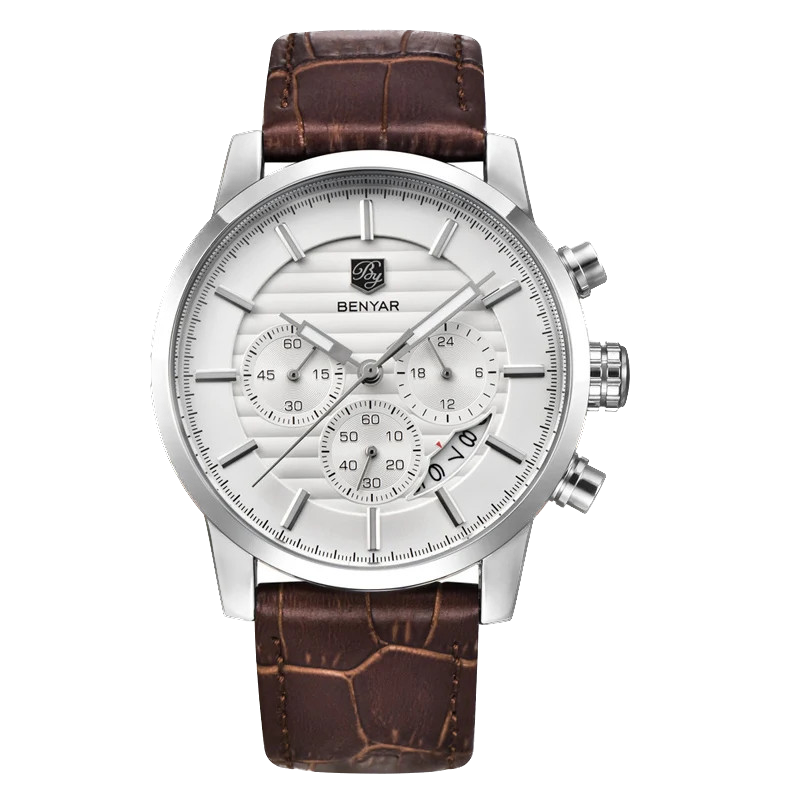 BENYAR BY-5104M Chronograph Sport Men's Luxury Business Quartz Watch 9 Variants