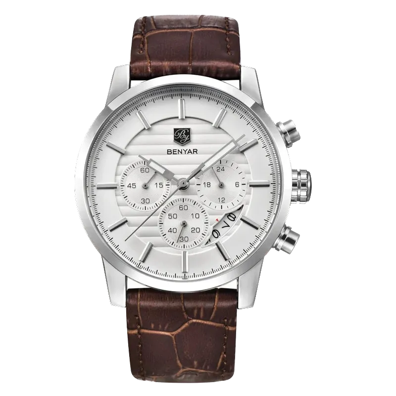 BENYAR BY-5104M Chronograph Sport Men's Luxury Business Quartz Watch 9 Variants-PrimeTimepiece