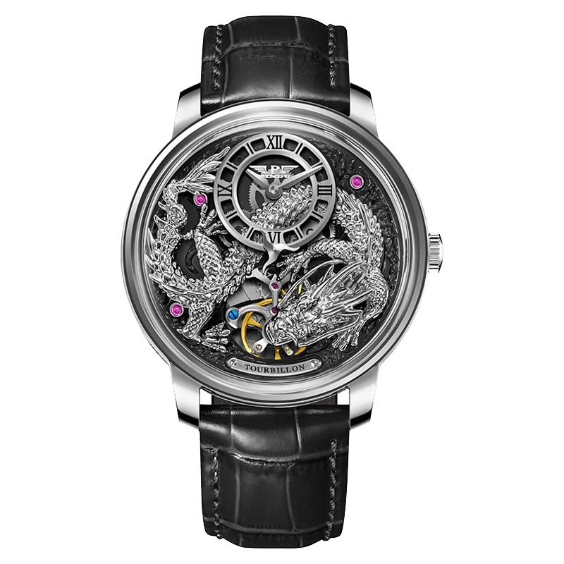 PINDU Golden Dragon Dial Automatic Men's Watch M2791B Movement Waterproof PD6632