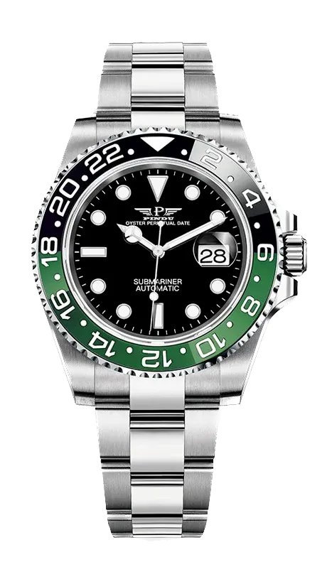 PINDU Water Ghost Yacht GMT Mechanical 40MM Luxury Ceramic Automatic Men's Watch-PrimeTimepiece