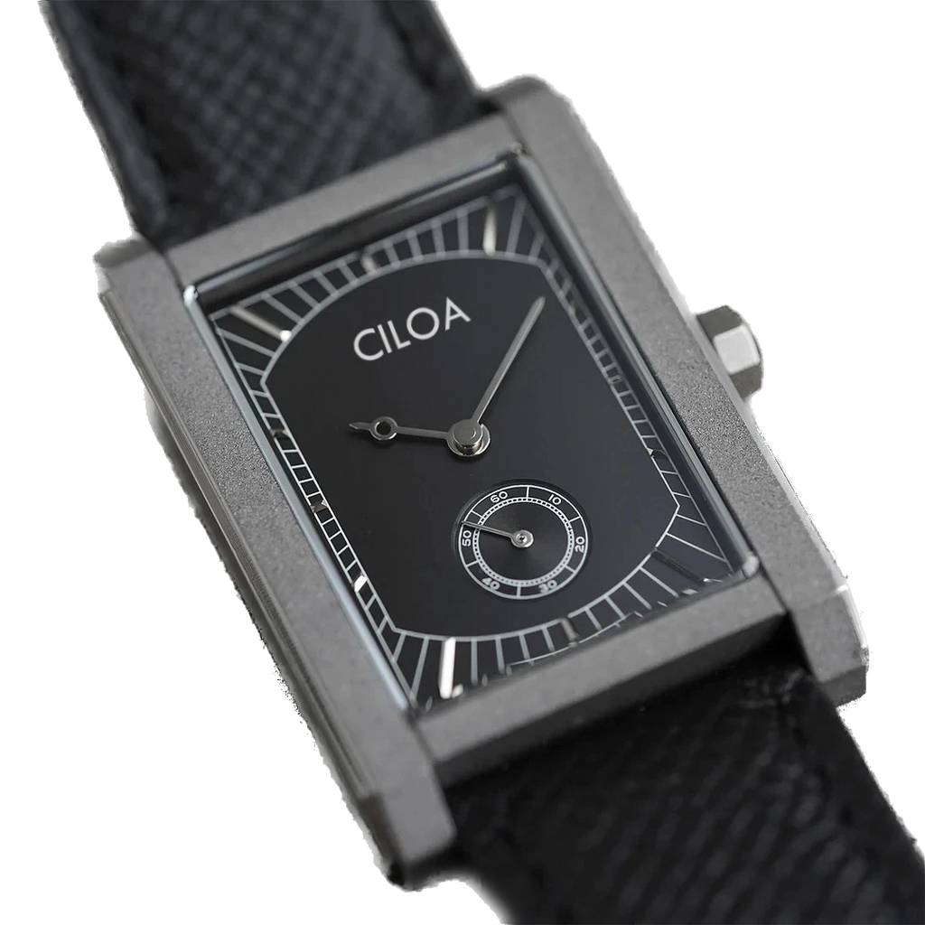 Ciloa Square Casual Simple Watch Mens Fashion Light Luxury Quartz Watch