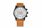 BENYAR BY-5102 Men's Quartz Chronograph Sports Watch Silver White