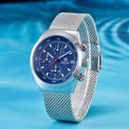 BENYAR BY-5200 43mm Night Light Dial Men's Quartz Watch Chronograph Waterproof-PrimeTimepiece