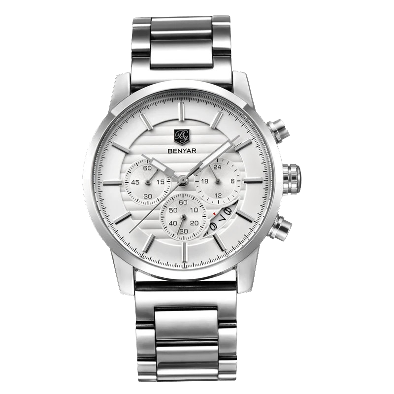 BENYAR BY-5104M Chronograph Sport Men's Luxury Business Quartz Watch 9 Variants