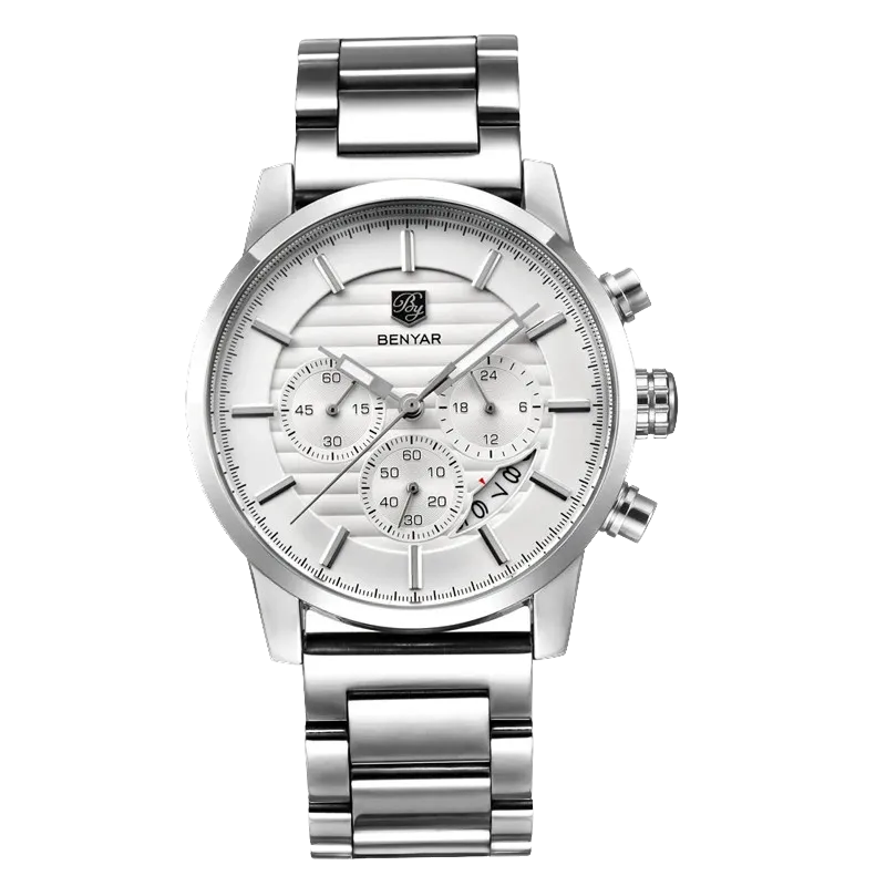BENYAR BY-5104M Chronograph Sport Men's Luxury Business Quartz Watch 9 Variants-PrimeTimepiece