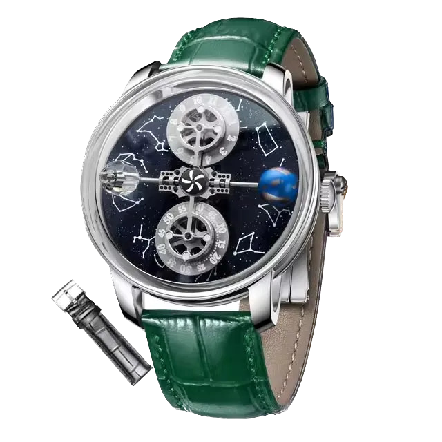 PINDU Design Starry Twelve Constellations Mechanical Watch Miyata 8215 Movement