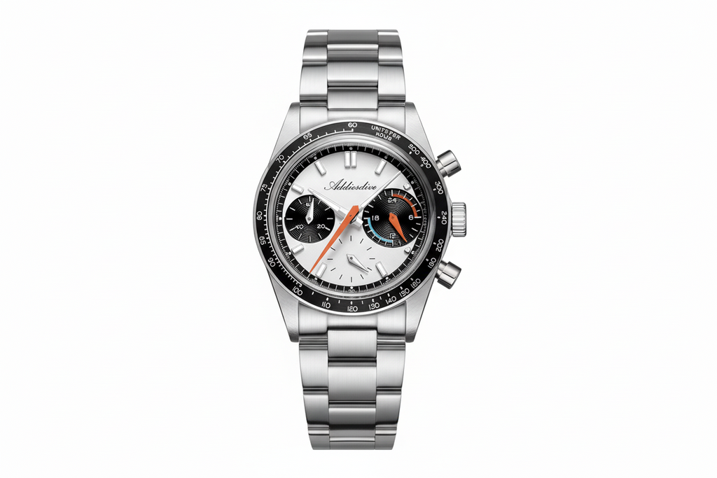 ADDIESDVIE AD2539 Quartz Men's Watch Chronograph Watch White