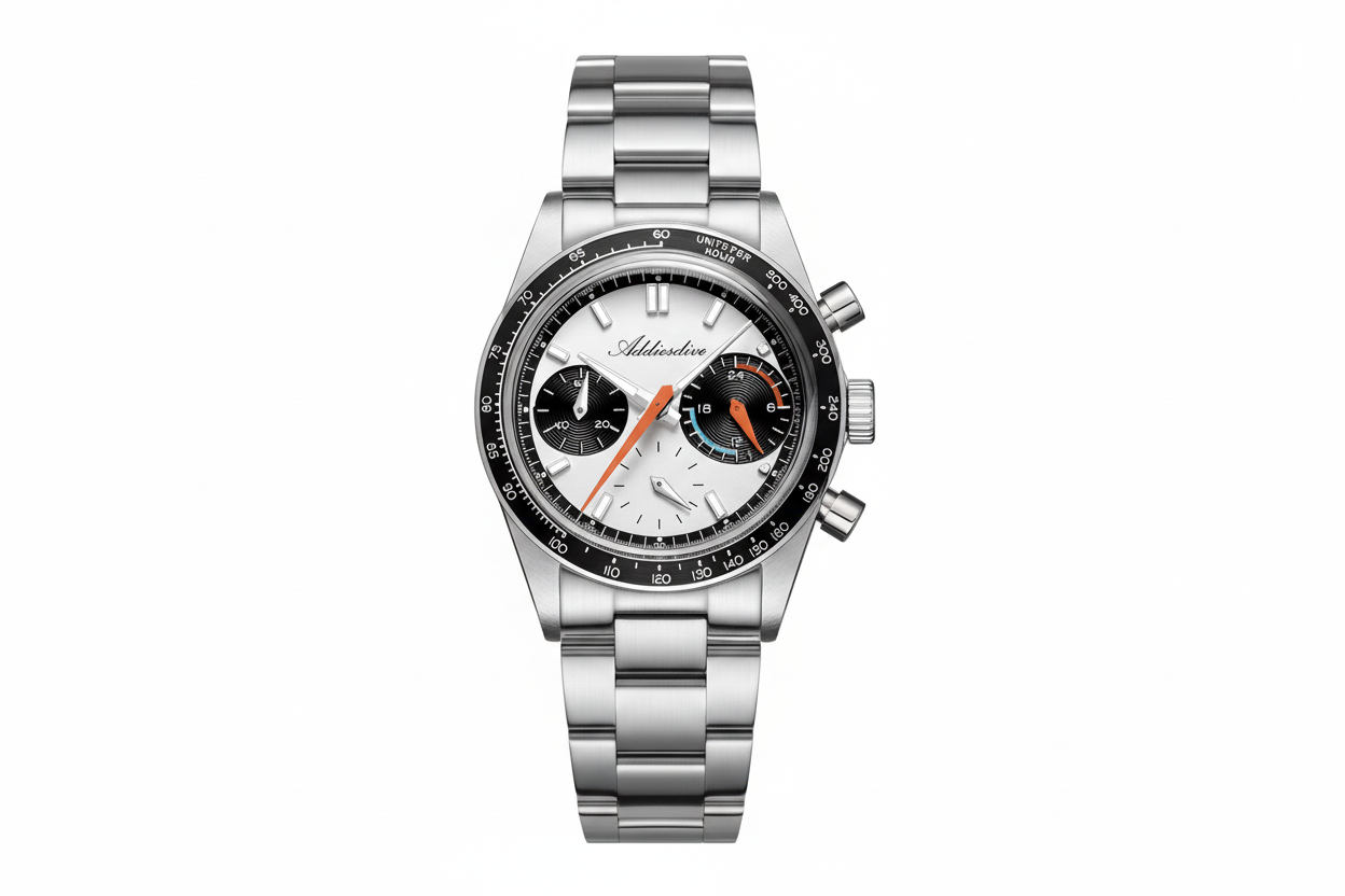 ADDIESDVIE AD2539 Quartz Men's Watch Chronograph Watch White