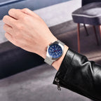 BENYAR BY-5200 43mm Night Light Dial Men's Quartz Watch Chronograph Waterproof-PrimeTimepiece