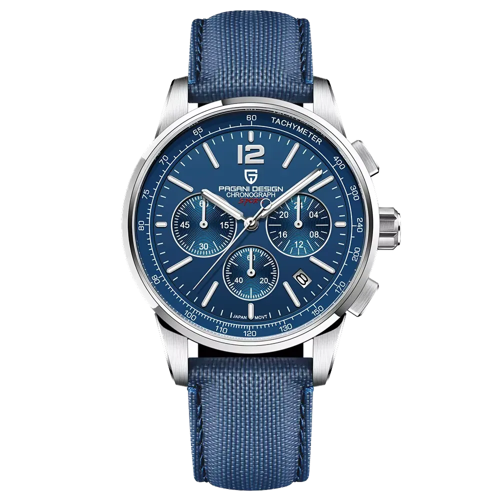 PAGANI DESIGN PD YS008 Men Quartz Watch VK63 100M Water Resistant Sapphire Glass-PrimeTimepiece