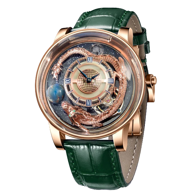 PINDU 6532 Tianlong Dragon Edition Quartz Timepiece, Waterproof Watch, leather