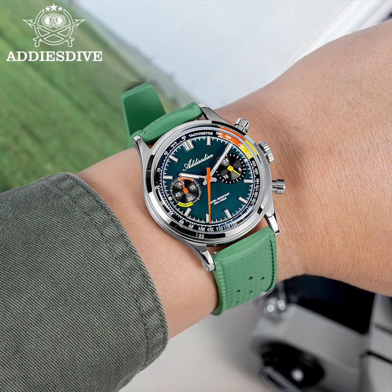 ADDIESDIVE AD2529 Quartz Watch Green