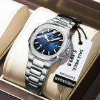 POEDAGAR Luxury Woman’s Quartz Watch Date, Stainless Steel Waterproof, Luminous-PrimeTimepiece