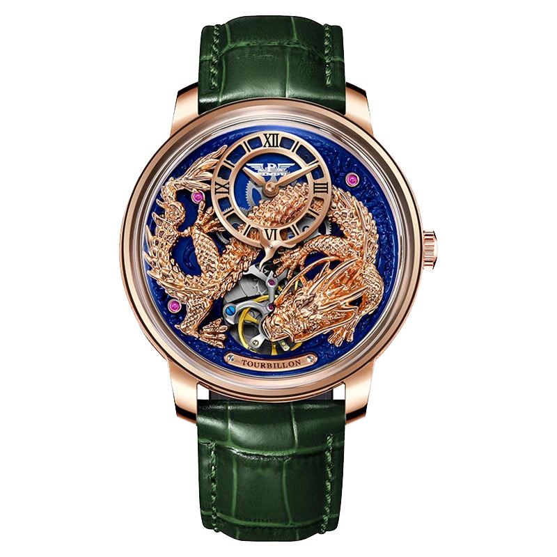 PINDU Golden Dragon Dial Automatic Men's Watch M2791B Movement Waterproof PD6632