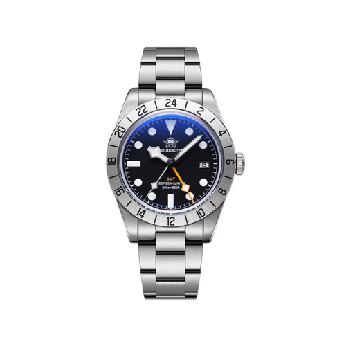ADDIESDIVE AD2035 39MM Quartz GMT Men's Diver Watch Steel
