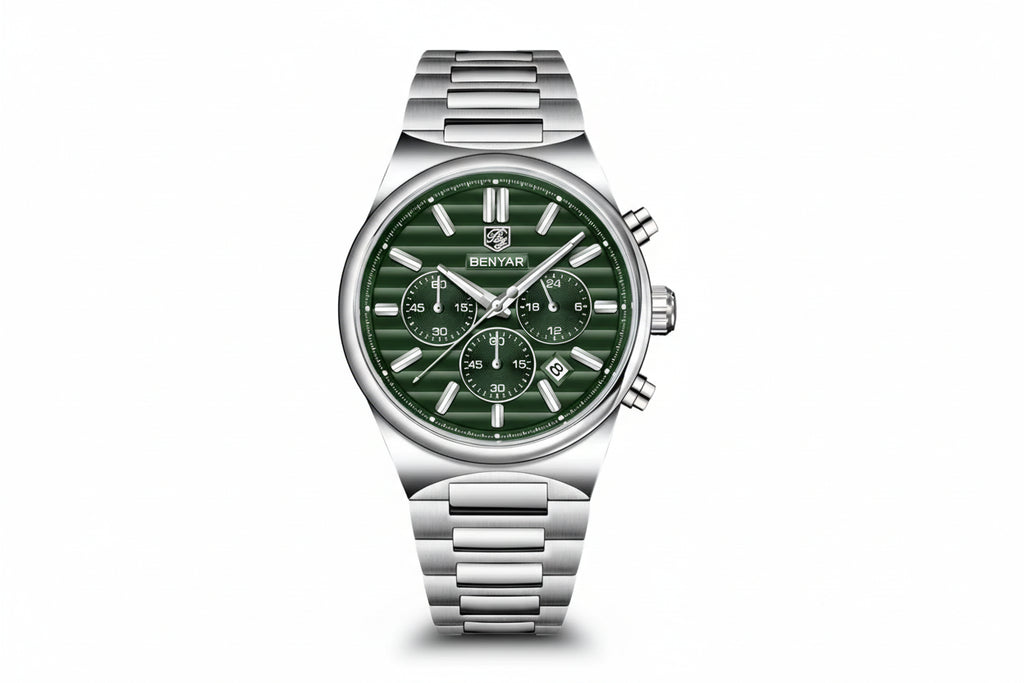 BENYAR BY-5214M Men's Sports Chronograph Watch Blue