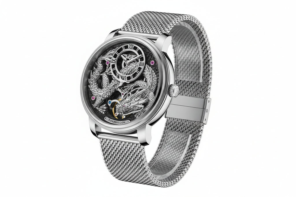 PINDU Golden Dragon Dial Automatic Men's Watch M2791B Movement Waterproof PD6632-PrimeTimepiece