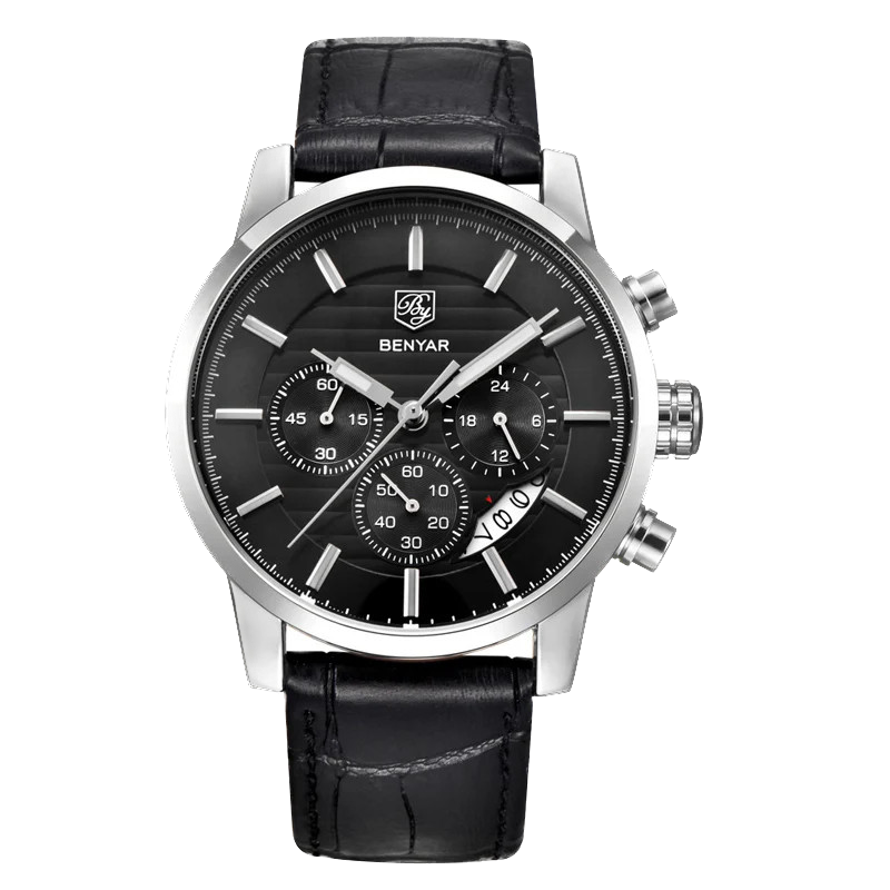 BENYAR BY-5104M Chronograph Sport Men's Luxury Business Quartz Watch 9 Variants