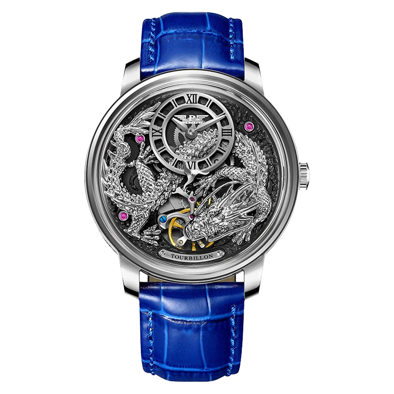 PINDU Golden Dragon Dial Automatic Men's Watch M2791B Movement Waterproof PD6632