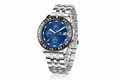 BENYAR BY-5198 Men's Quartz Sports Chronograph Watch in Blue Silver with watch