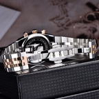 BENYAR BY-5225M 40MM Honeycomb Pattern Dial Men's Chronograph Quartz Watch White