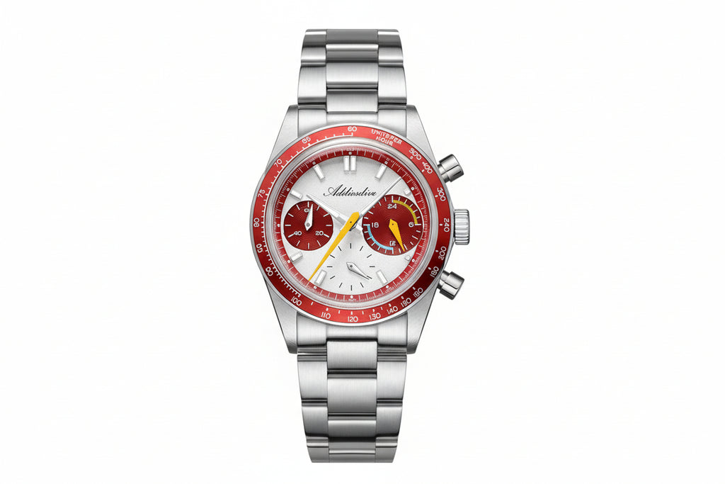 ADDIESDVIE AD2539 Quartz Men's Watch Chronograph Watch White